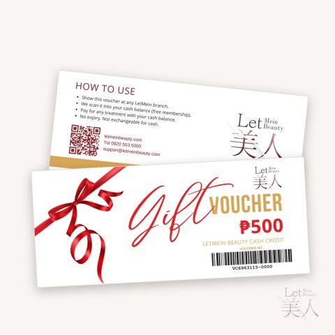 Cash gift voucher ₱500