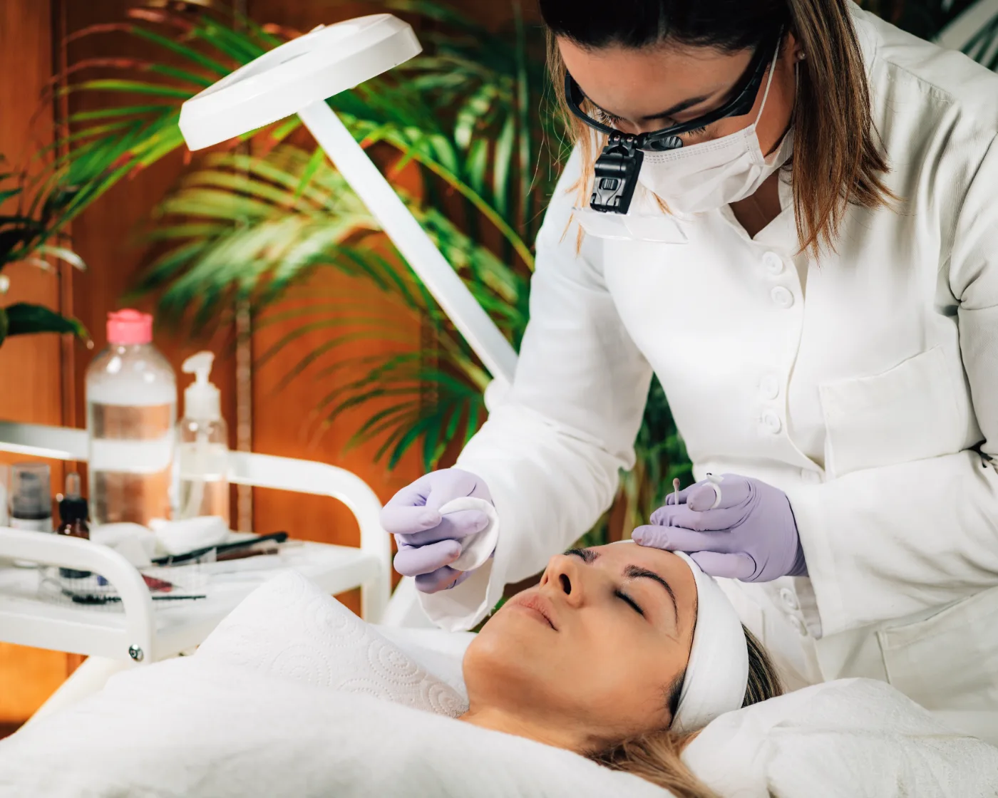 Eye brow and lash services at LetMein Beauty
